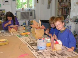 making bird houses